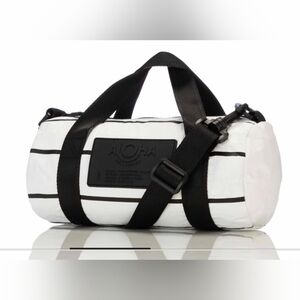 ALOHA Collection Mini Mini Duffle in Pinstripe